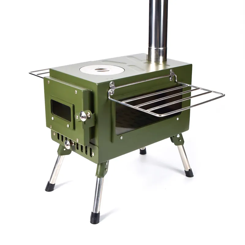 Réchaud de camping vert