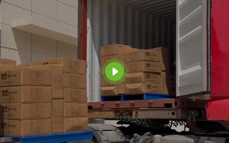 Vidéo d'emballage